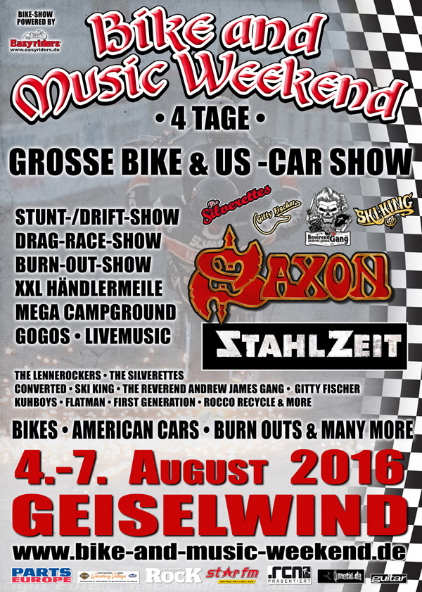 Bike and Music Weekend 2016